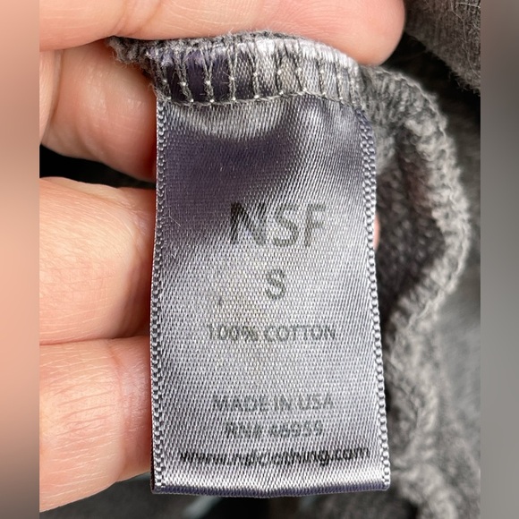 NSF  Destroyed French Terry Hoodie men’s size small - Picture 8 of 14